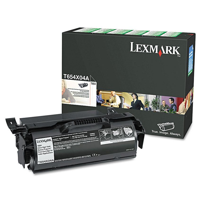Lexmark T654X80G Extra High-Yield Toner, 36,000 Page-Yield, Black