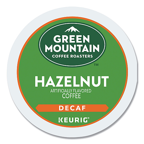 Keurig Hazelnut Decaf Coffee K-Cups, 24/Box (7792)
