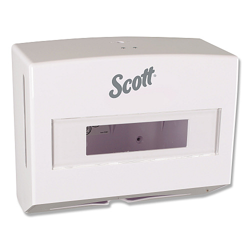 Scottfold Folded Towel Dispenser, 10.75 x 4.75 x 9, White (09214)
