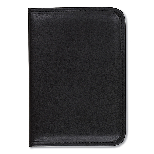 Samsill Professional Padfolio, 3/4w x 9 1/4h, Open Style, Black (70811)