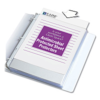 C-Line Hvywt Poly Sht Protectors, Clear, Top-Loading, 2
