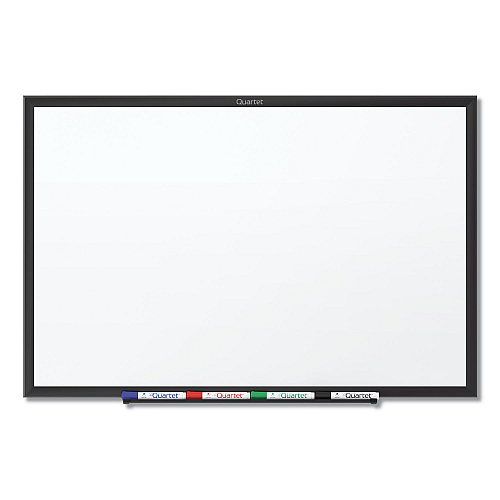 Quartet Classic Series Total Erase Dry Erase Boards, 72 x 48, White Surface, Black Aluminum Frame (S537B)