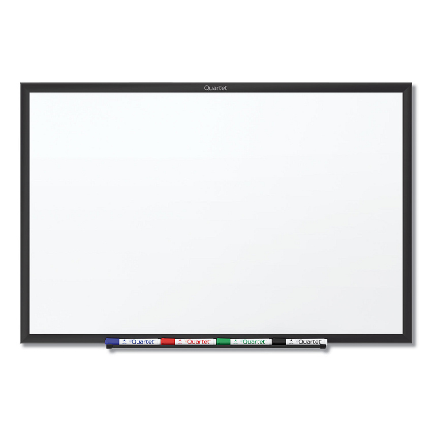 Quartet Classic Series Total Erase Dry Erase Boards, 72 x 48, White Surface, Black Aluminum Frame (S537B)