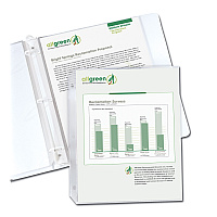 C-Line Recycled Polypropylene Sheet Protectors, Reduced Glare, 2
