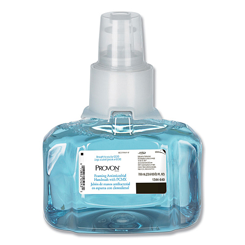 PROVON Foaming Antimicrobial Handwash with PCMX Refill, For LTX-7, Floral Scent, 700 mL, 3/Carton Floral Scent - 23.67 fl oz - Pump Bottle Dispenser - Kill Germs, Bacteria Remover - Hand - Triclosan-free, Pleasant Scent - 3 / Carton (134403)