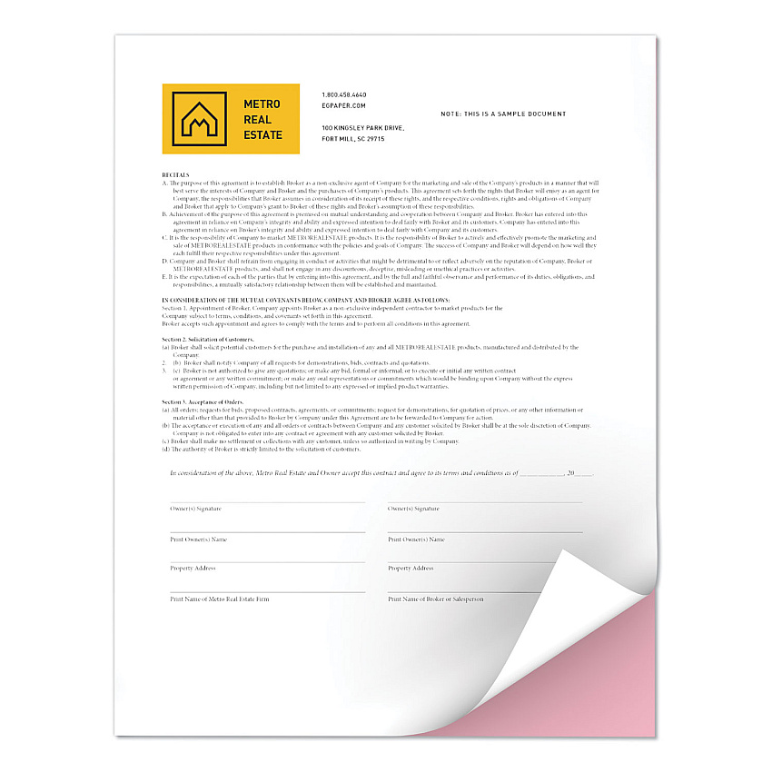 Xerox Revolution Digital Carbonless Paper, 2-Part, 8.5 x 11, Pink/White, 5,000/Carton (3R12421)