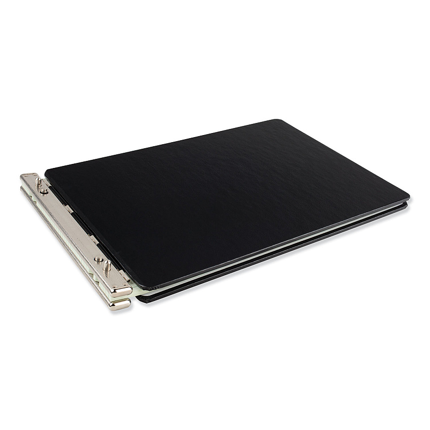 Wilson Jones Raven Vinyl-Guarded Post Binder, 2 Posts, 2" Capacity, 9.25 x 11.88, Black (24140N)