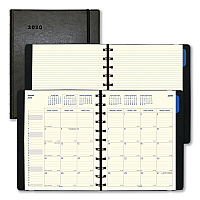 Filofax Soft Touch 17-Month Planner, 10.88 x 8.5, Black Cover, 17-Month: Aug 2025 to Dec 2026 (C1811001)