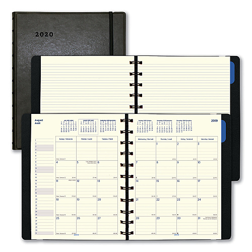 Filofax Soft Touch 17-Month Planner, 10.88 x 8.5, Black Cover, 17-Month: Aug 2025 to Dec 2026 (C1811001)