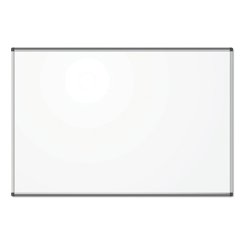 U Brands PINIT Magnetic Dry Erase Board, 70 x 47, White Surface, Silver Aluminum Frame (2808U0001)