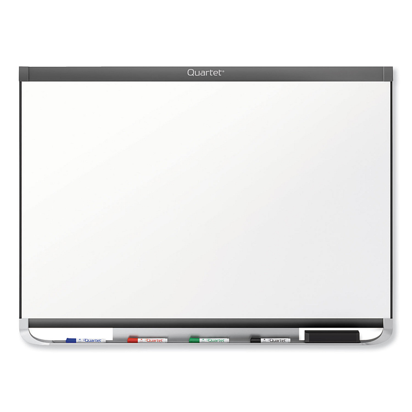 Quartet Prestige 2 DuraMax Magnetic Porcelain, 96" x 48", White Surface, Graphite Gray Fiberboard/Plastic Frame (P558GP2)