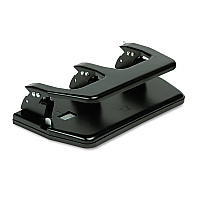 Master 20-Sheet Heavy-Duty Three-Hole Punch, Oversized Handle, 9/32