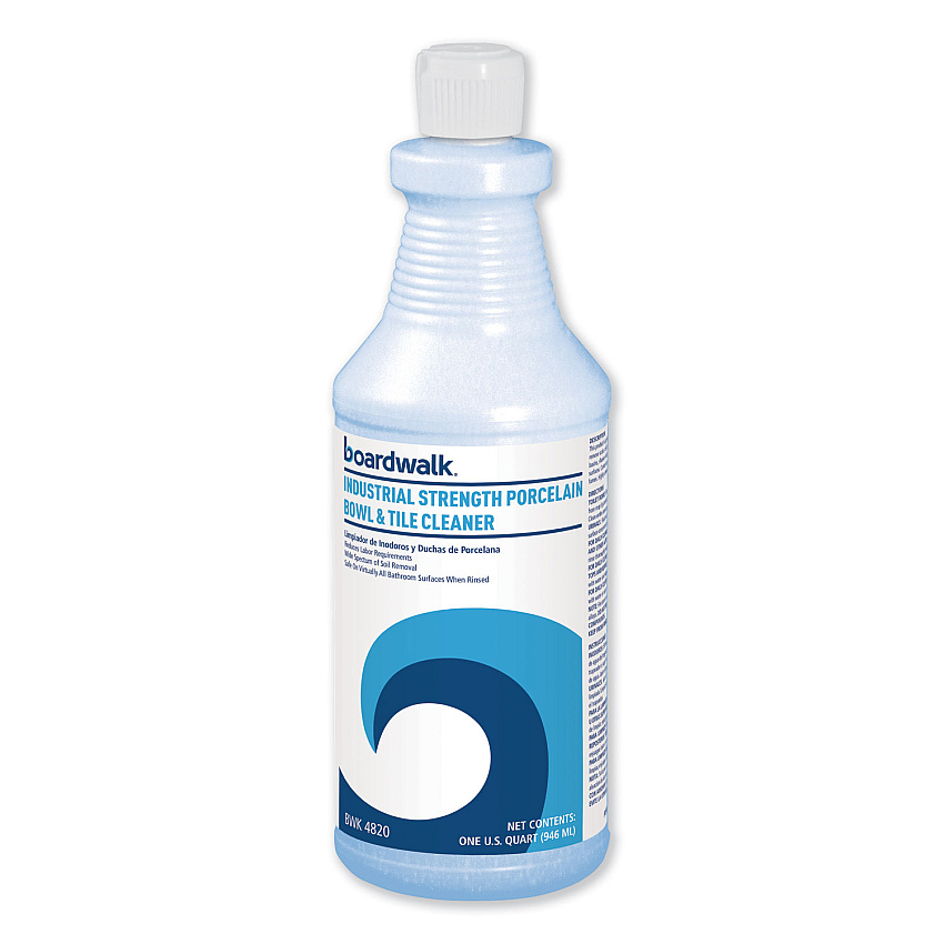 Boardwalk&reg; Industrial Bowl & Tile Cleaner, Floral, 32 oz., 12 Bottles (BWK4820)