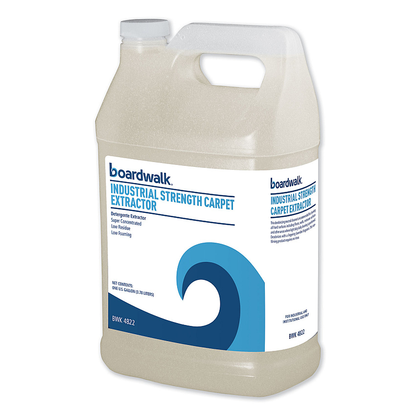 Boardwalk&reg; 1 Gallon Bottle Carpet Extractor, Clean Scent, Each (BWK4822EA)