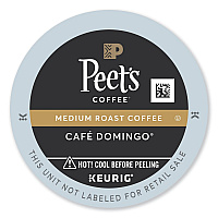 Peet's Coffee &amp; Tea Cafe Domingo K-Cups, 22/Box (6543)