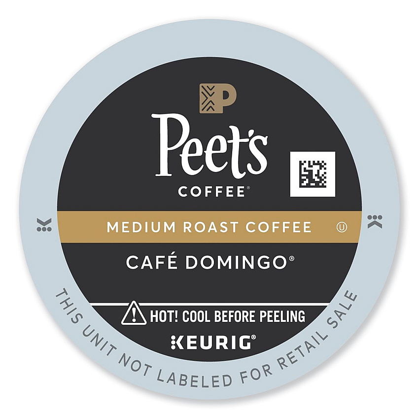 Peet's Coffee & Tea Cafe Domingo K-Cups, 22/Box (6543)