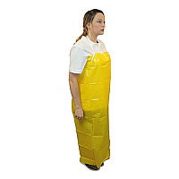 6 Mil Vinyl Alternative Apron 35x45 Yellow, Case Of 100 (MMVA-45-6-Y)