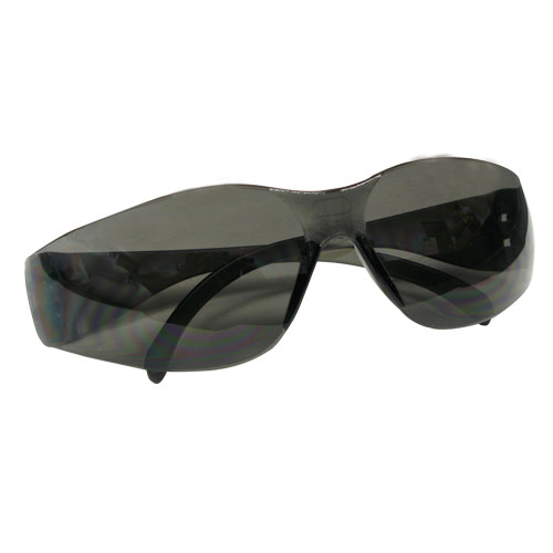 Ccp Industries Light Weight Safety Glasses, Grey Lens, Black Frame, 12/bx, 15 Bxs/cs, Pack Of 12 (751BKSM-DZ)