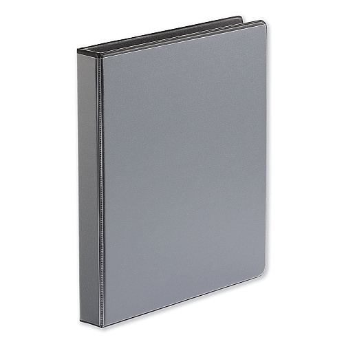 Universal Deluxe Easy-to-Open D-Ring View Binder, 3 Rings, 1" Capacity, 11 x 8.5, Black (UNV30711)