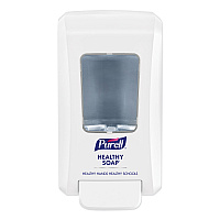 PURELL FMX-20 Soap Push-Style Dispenser, 2,000 mL, 4.68 x 6.5 x 11.66, For K-12 Schools, White, 6/Carton (524006CT)