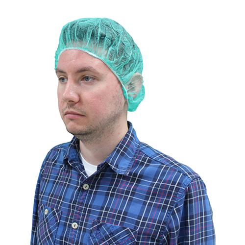 Impact Polypro Bouffant Cap Green 21 In., Case Of 1000 (MB-21-1000/G)