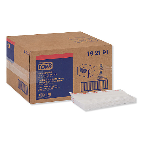 Tork&reg; Foodservice Cloth, 1-Ply, White, 150 Towels (192191)