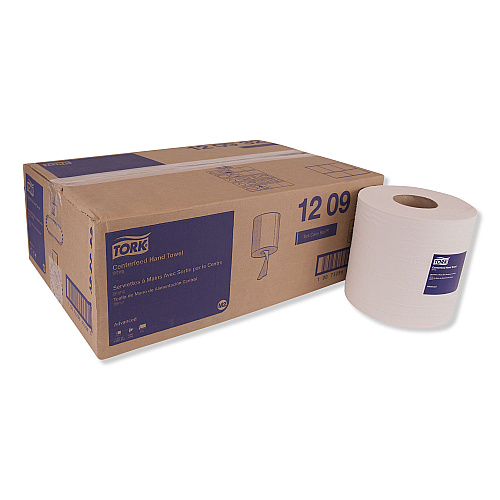 Tork&reg; Center-Pull Paper Towels, 2-Ply, White, 6 Rolls (120932)