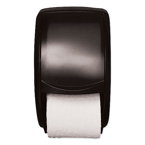 Tork&reg; Standard Toilet Paper Twin Dispenser, 2-Rolls, Smoke (55TR)