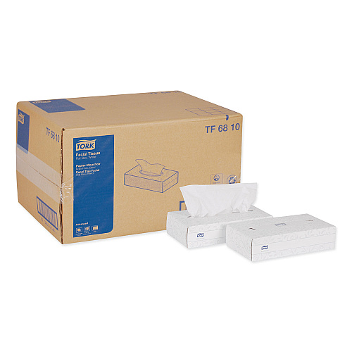 Tork&reg; Advanced Facial Tissue, 2-Ply, 100 Tissue Box, 30 Boxes (TF6810)