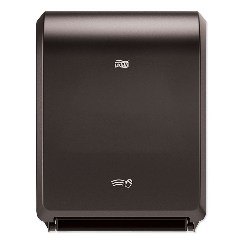 Tork&reg; Electronic Hand Towel Roll Dispenser, 7.5" Roll, Black (771728)