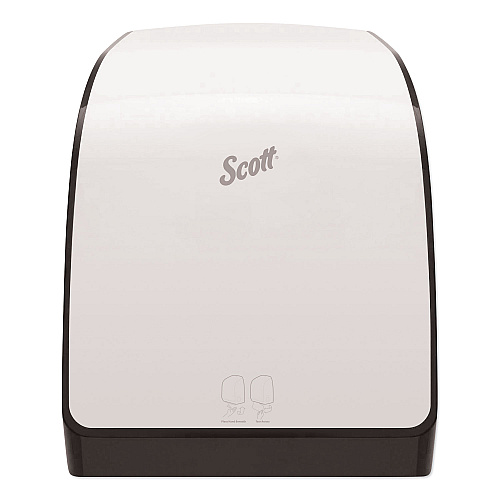 Pro Electronic Hard Roll Towel Dispenser, 12.66 X 9.18 X 16.44, White