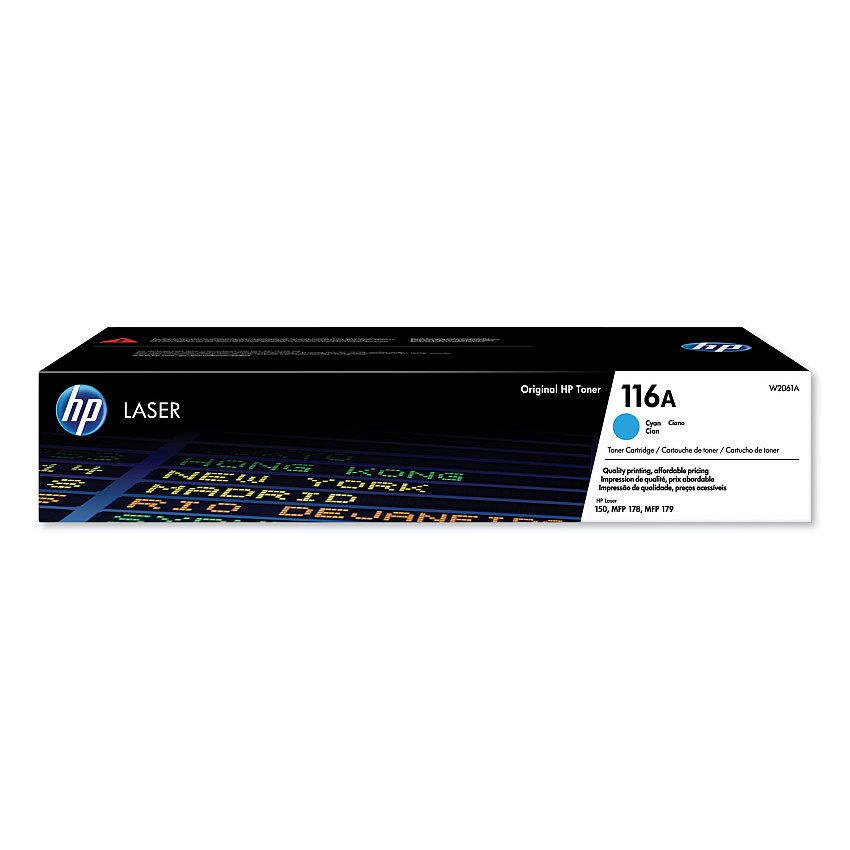 HP 116A, (W2061A) Cyan Original Laser Toner Cartridge