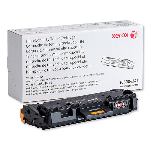 Xerox 106R04347 High-Yield Toner, 3,000 Page-Yield, Black