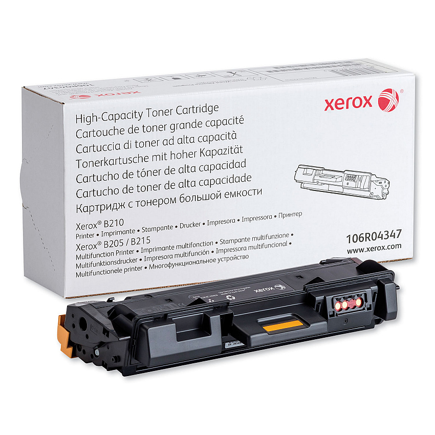 Xerox 106R04347 High-Yield Toner, 3,000 Page-Yield, Black
