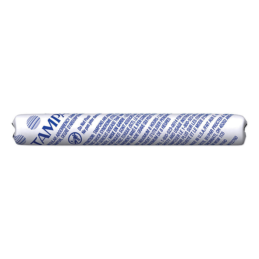 Tampax Tampons for Vending, Original, Regular Absorbency, 500/Carton (025001)