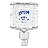 Advanced E3-rated Instant Hand Sanitizer Gel, 1,200 Ml Refill, Fragrance-free, For Es4 Dispensers, 2/carton