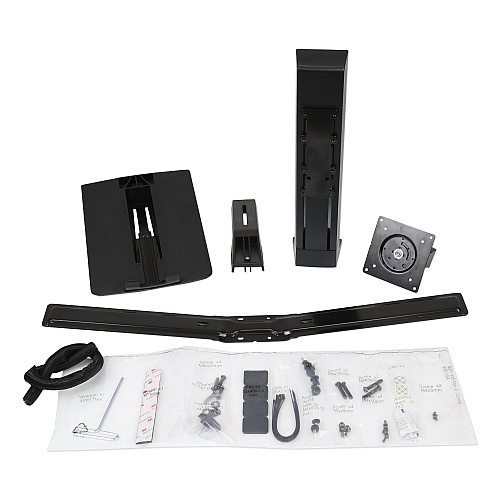 Ergotron Monitor Riser, For 24" Monitors, 30 Degree Tilt, Black, Supports 16 lb (97933085)