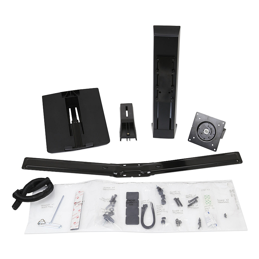Ergotron Monitor Riser, For 24" Monitors, 30 Degree Tilt, Black, Supports 16 lb (97933085)