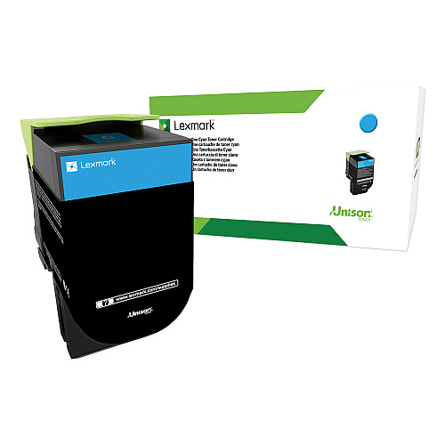 Lexmark 24B6008 High-Yield Toner, 3,000 Page-Yield, Cyan
