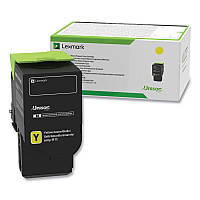 Lexmark 78C1XYE Extra High-Yield Toner, 5,000 Page-Yield, Yellow