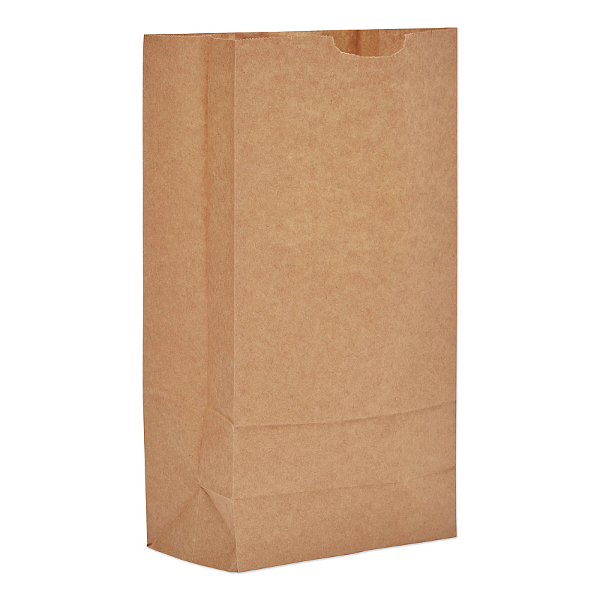 General Grocery Paper Bags, #10 Size, 6.31" x 4.19" x 13.38", Natural, 500/Bundle (GK10500)