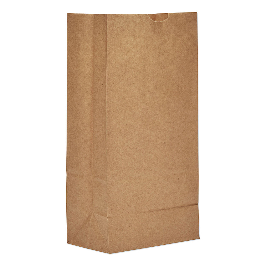 General Grocery Paper Bags, Extra-Heavy-Duty, #8 Size, 6.13" x 4.17" x 12.44", Natural, 500/Bundle (GX8500)