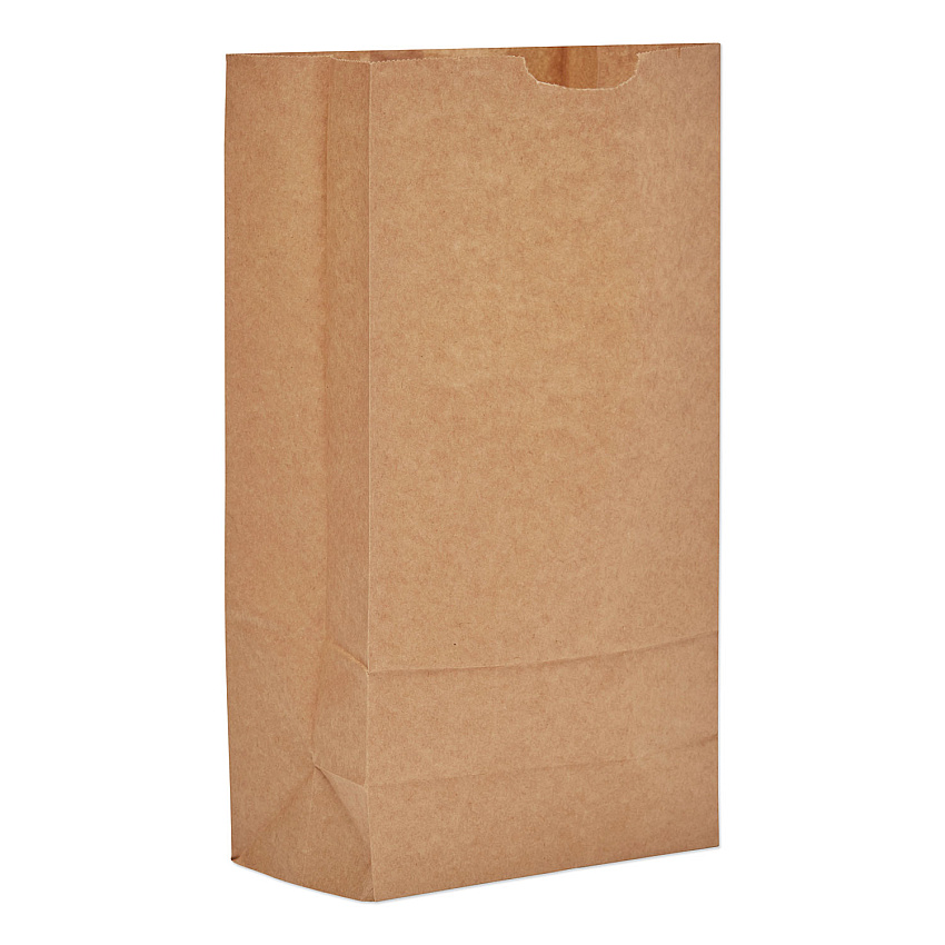 General Grocery Paper Bags, 10# Size, Extra-Heavy-Duty, 60# Basis Weight, 6.31" x 4.19" x 12.38", Kraft, 1,000/Carton (GX10)