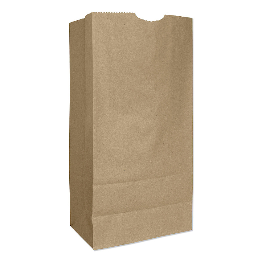 General Grocery Paper Bags, Extra-Heavy-Duty, #16 Size, 7.75" x 4.81" x 16", Natural, 500/Bundle (GX16)