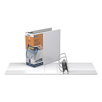 Stride QuickFit D-Ring View Binder, 3 Rings, 4" Capacity, 11 x 8.5, White (87060)