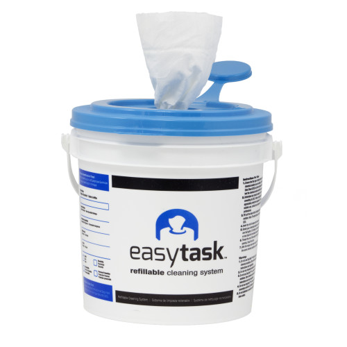 Easy Task Hydrospun W/bucket, Wht, 60/roll/ 6/cs, Case Of 6 Rolls (N-ETHCBW)