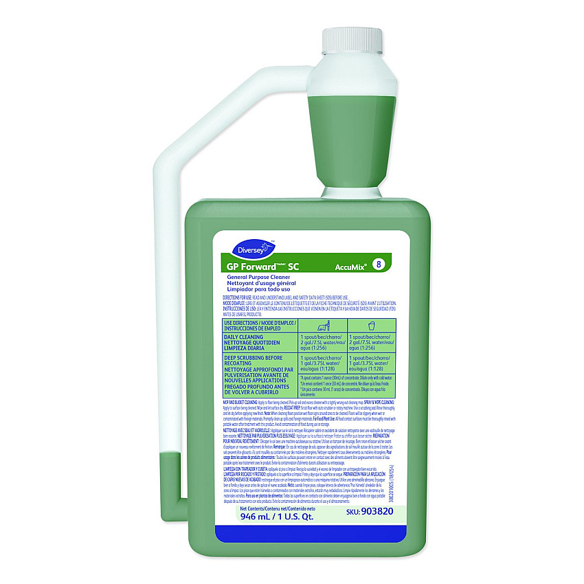 Diversey GP ForwardTM/MC General Purpose Cleaner, Mild Citrus Scent, 32 oz Bottle, 6/Carton (101109735)
