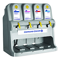 Diversey Command Center Dispensing System, 4 Button Dispenser, 27.5 x 17 x 27.5, Gray (5055764)