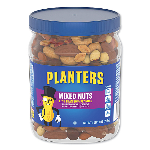 Planters Salted Mixed Nuts, 27 oz Canister (01857)