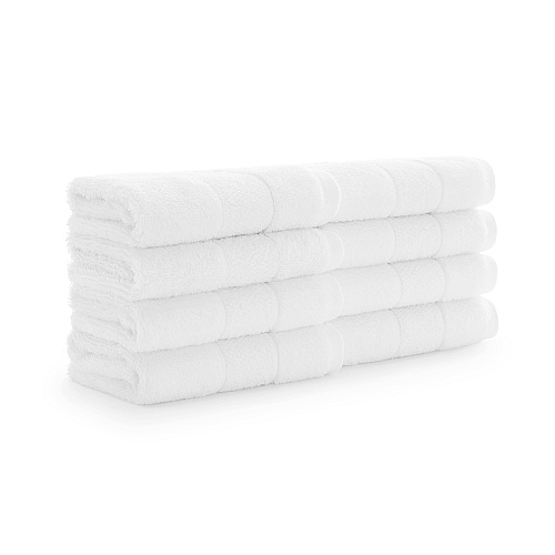 Aston & Arden Turkish Solid Washcloth 13x13 White - Pack Of 8 (WC-TS-1313-1.75-WHT)